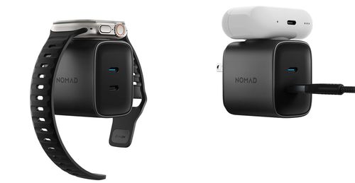 Nomad推出65W GaN雙口充電器，集成蘋果MFi認證Apple Watch充電功能，售價100美元